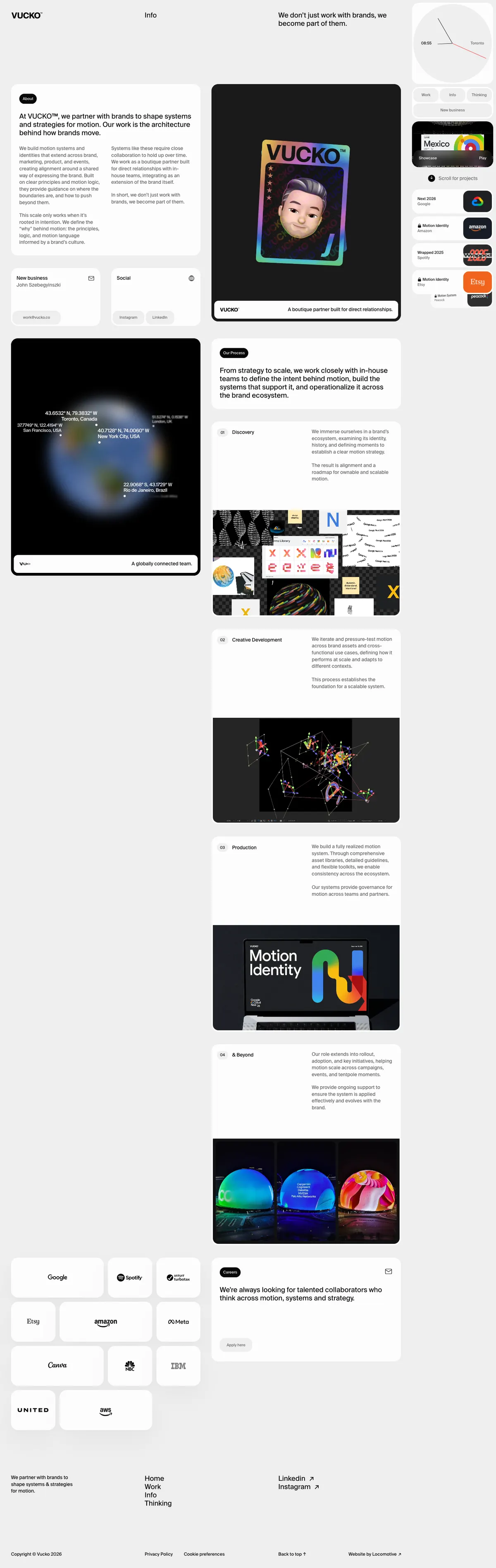 Full-page screenshot of Vucko (vucko.co)