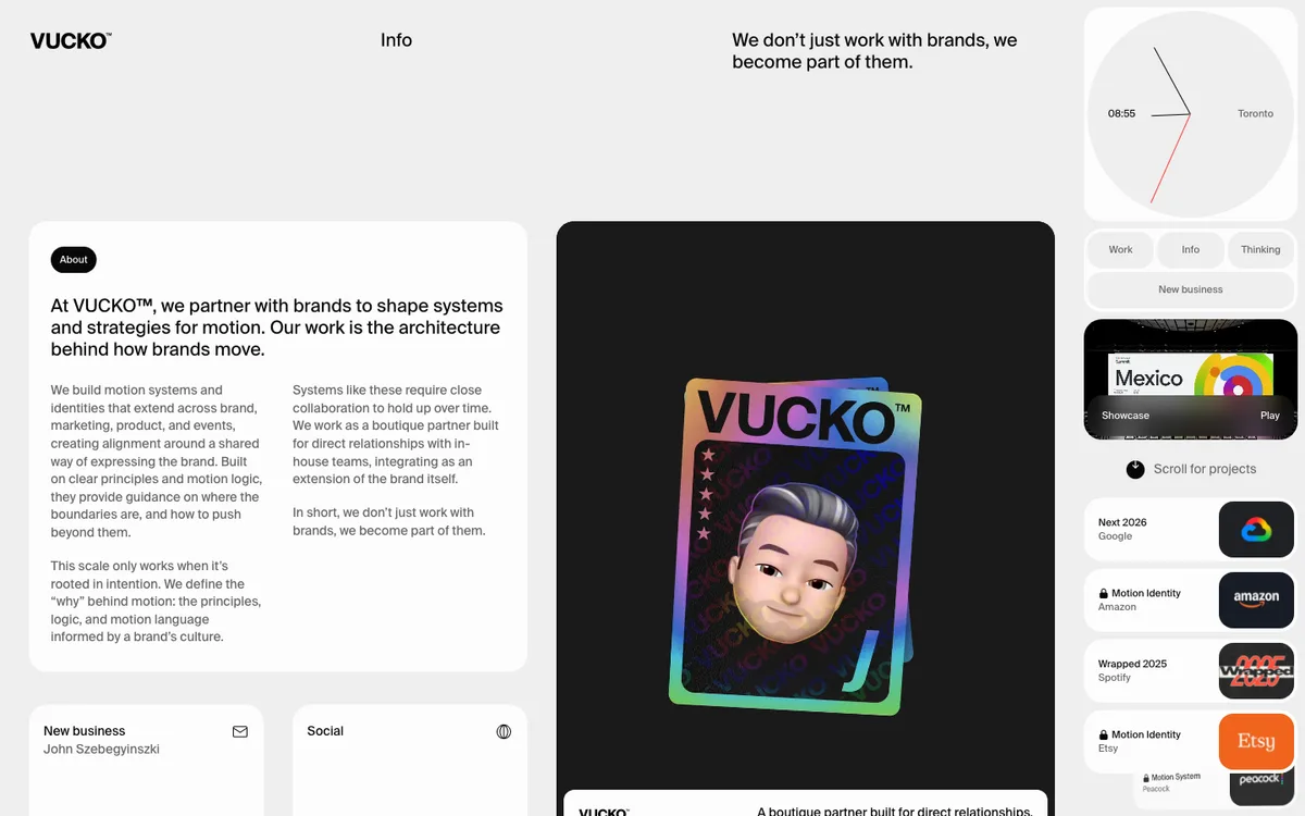 Vucko website