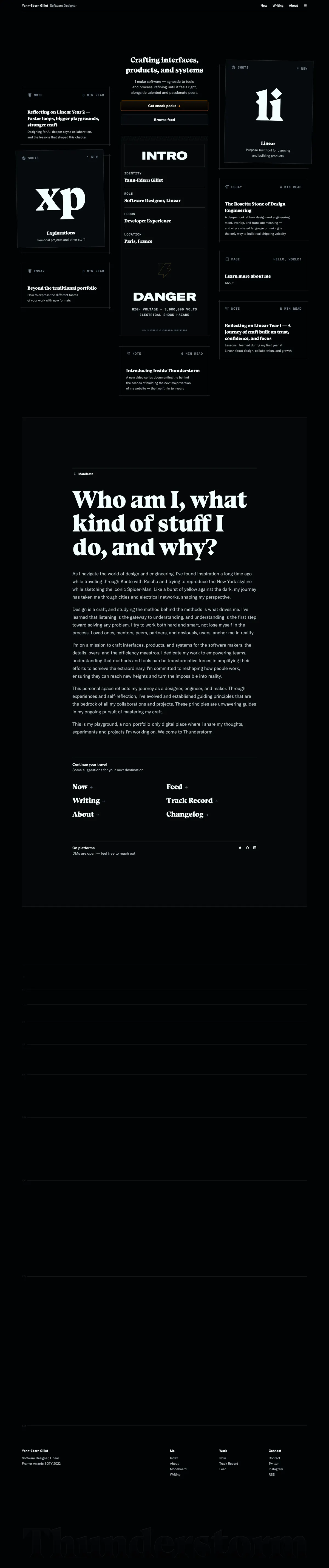 Full-page screenshot of Yann-Edern Gillet (yannglt.com)