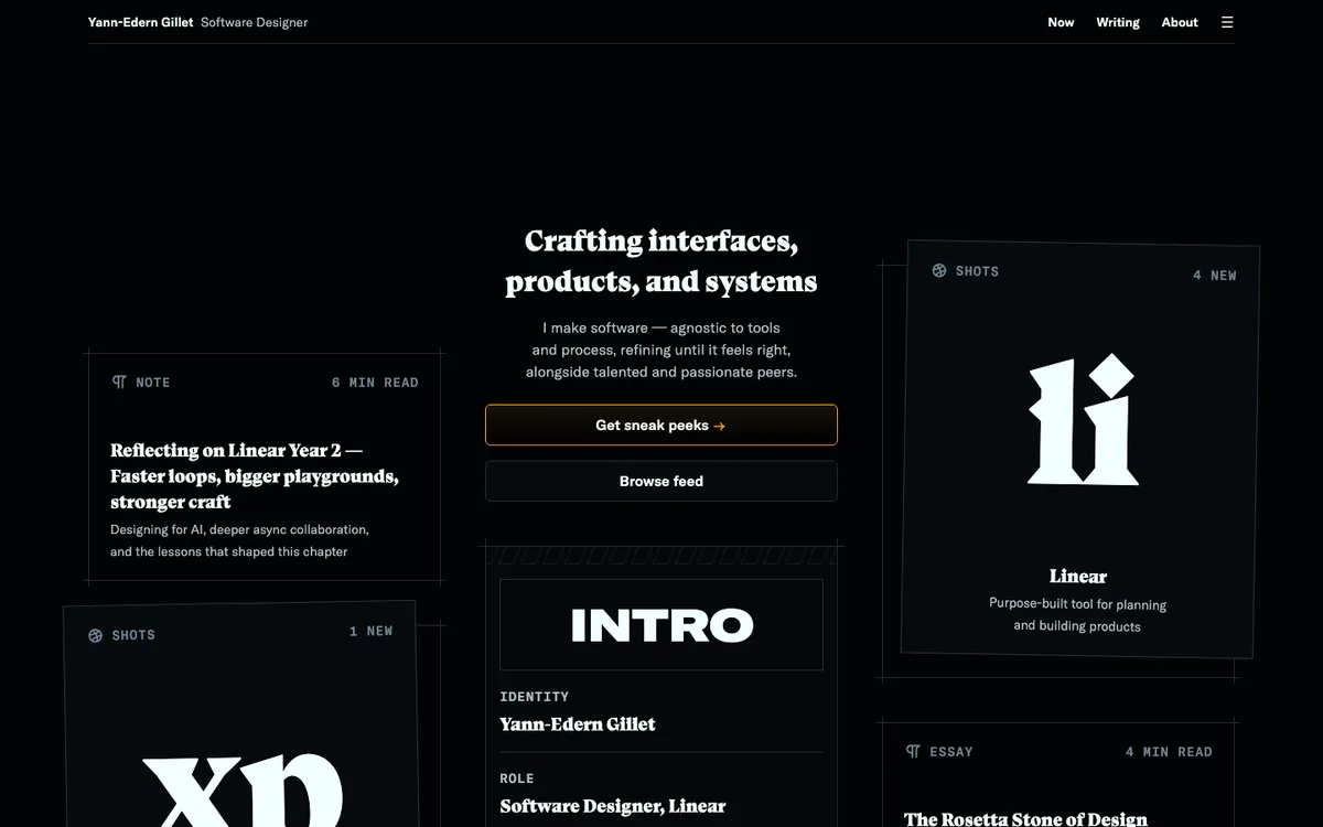 Yann-Edern Gillet website